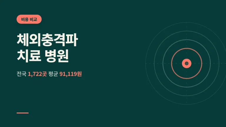체외충격파 치료 병원 썸네일